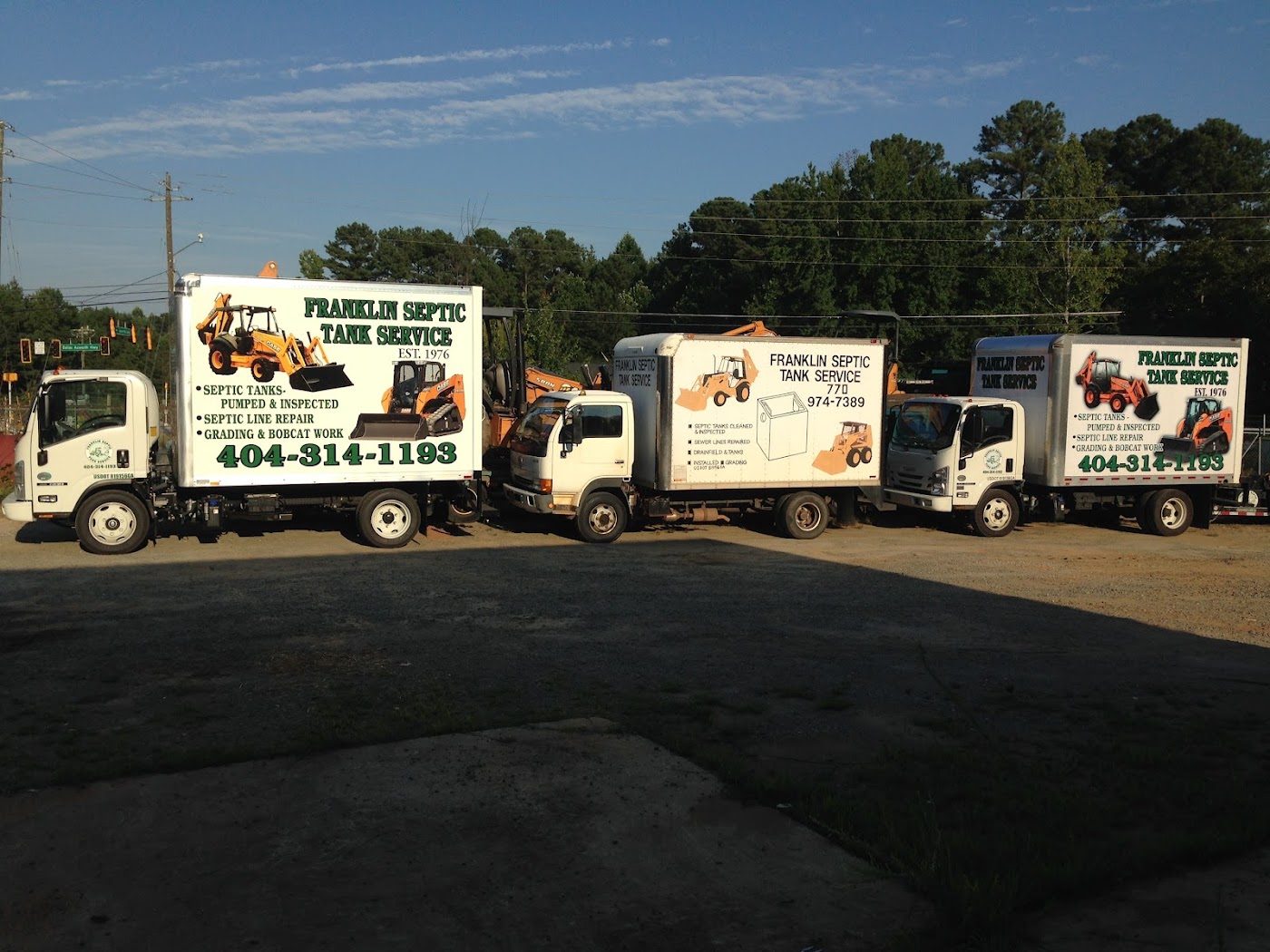 Franklin Septic trucks